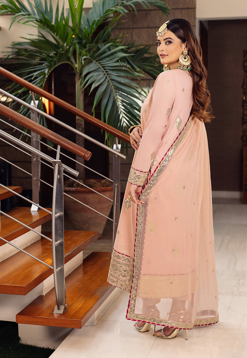 AJSM-50 EMBROIDERED POLY LAWN 3 PCS