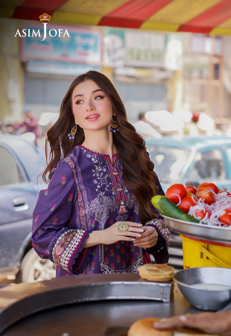 AJPLD-11 PRINTED ARABIC LAWN STITCHED 3 PCS