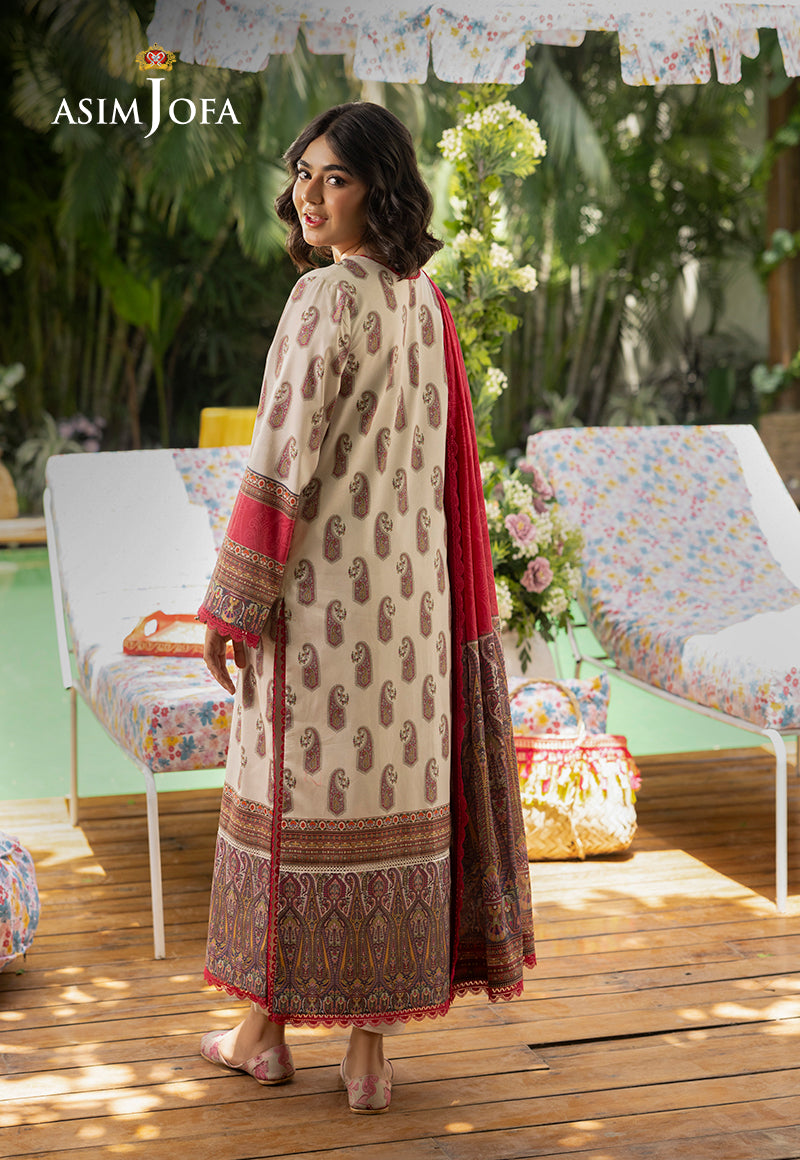 AJGBD-07 PRINTED LAWN 3 PCS