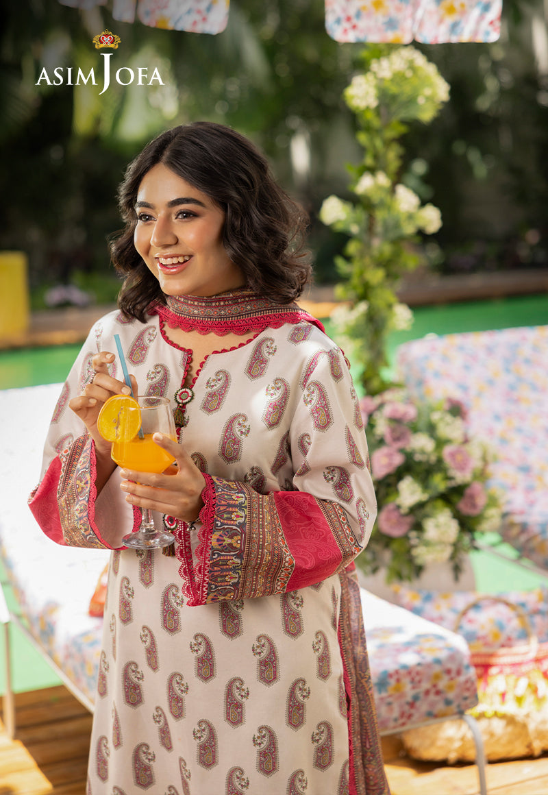 AJGBD-07 PRINTED LAWN 3 PCS