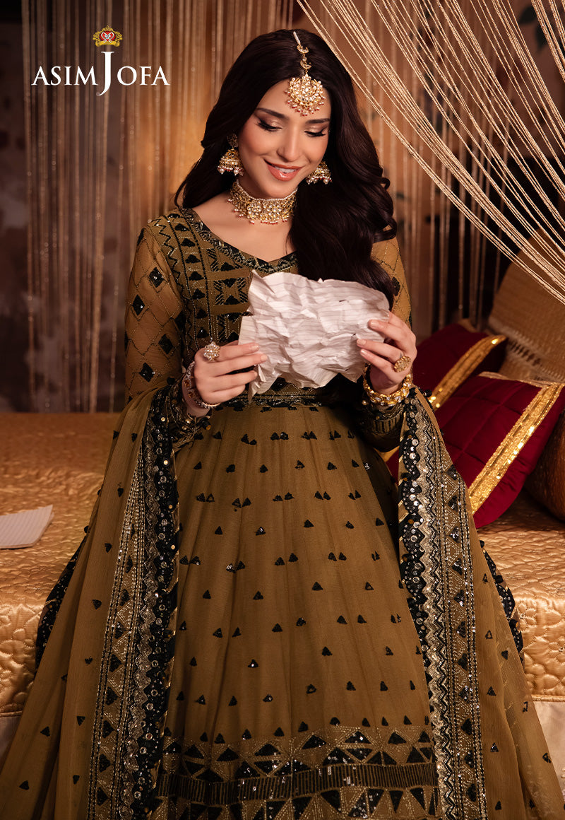 AJYV-06 EMBROIDERED CHIFFON 3 PCS