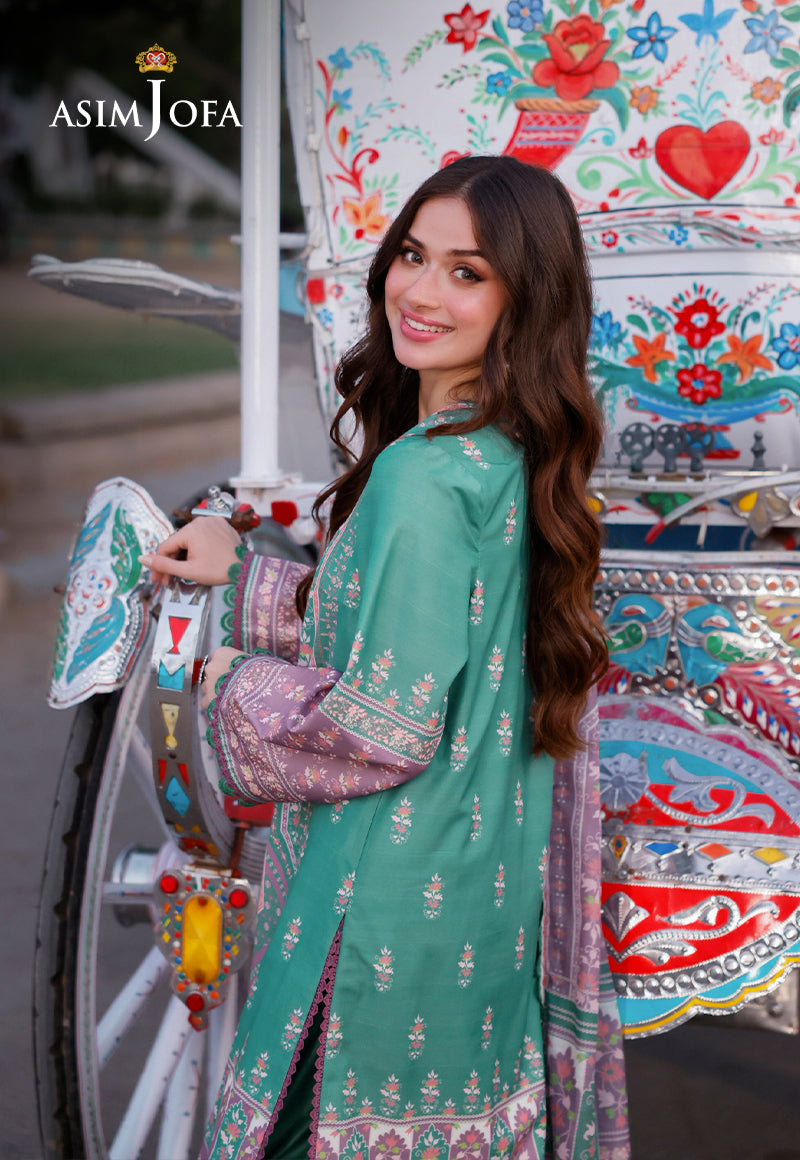 AJPLD-15-XS PRINTED ARABIC LAWN 3 PCS