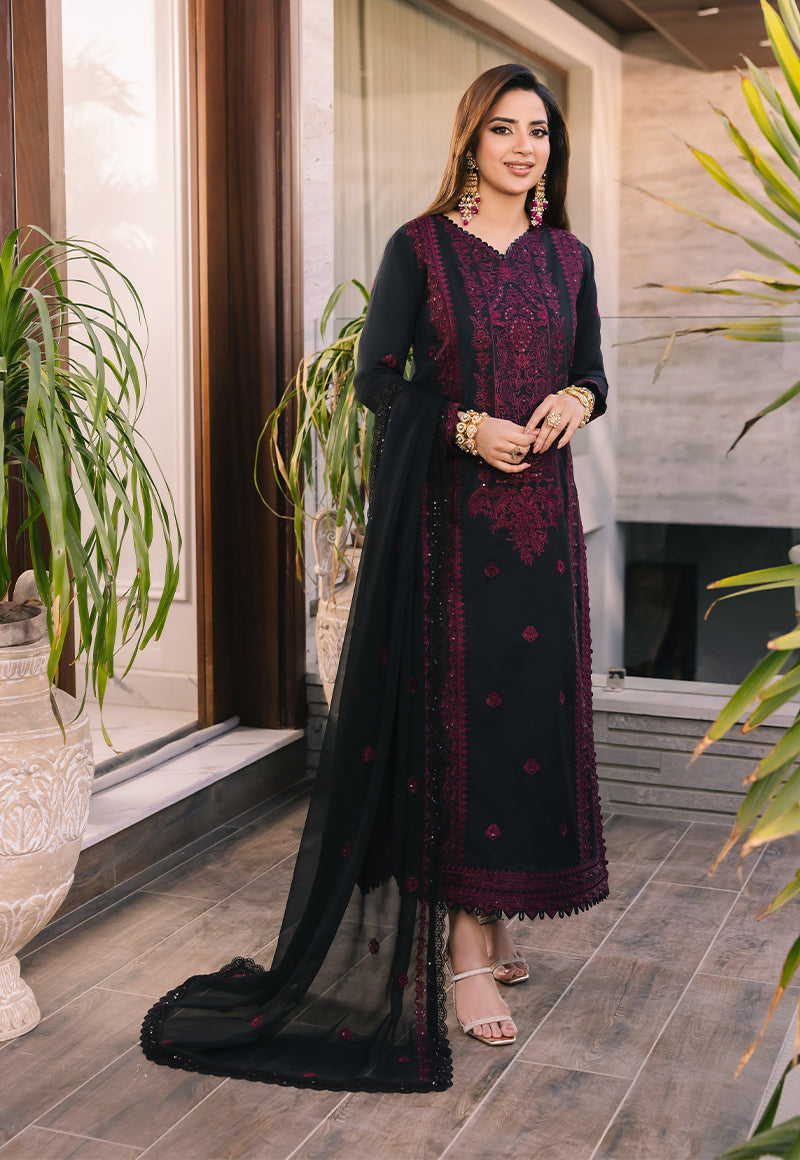 AJSM-48 EMBROIDERED SILK 3 PCS