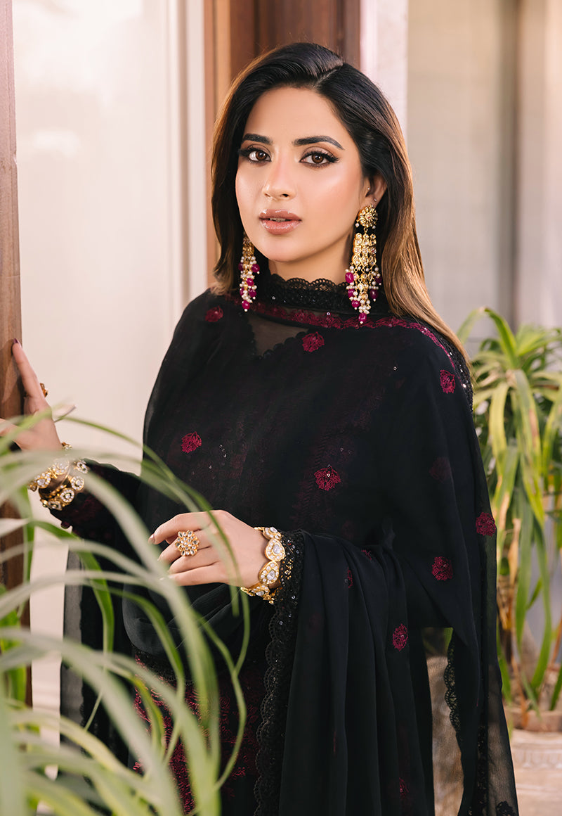 AJSM-48 EMBROIDERED SILK 3 PCS