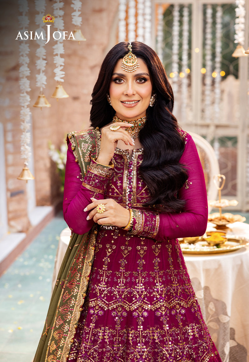 AJJJ-09 EMBROIDERED CHIFFON 3 PCS