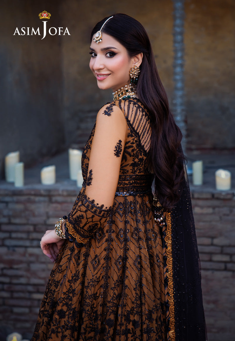 AJYV-08 EMBROIDERED NET 3 PCS