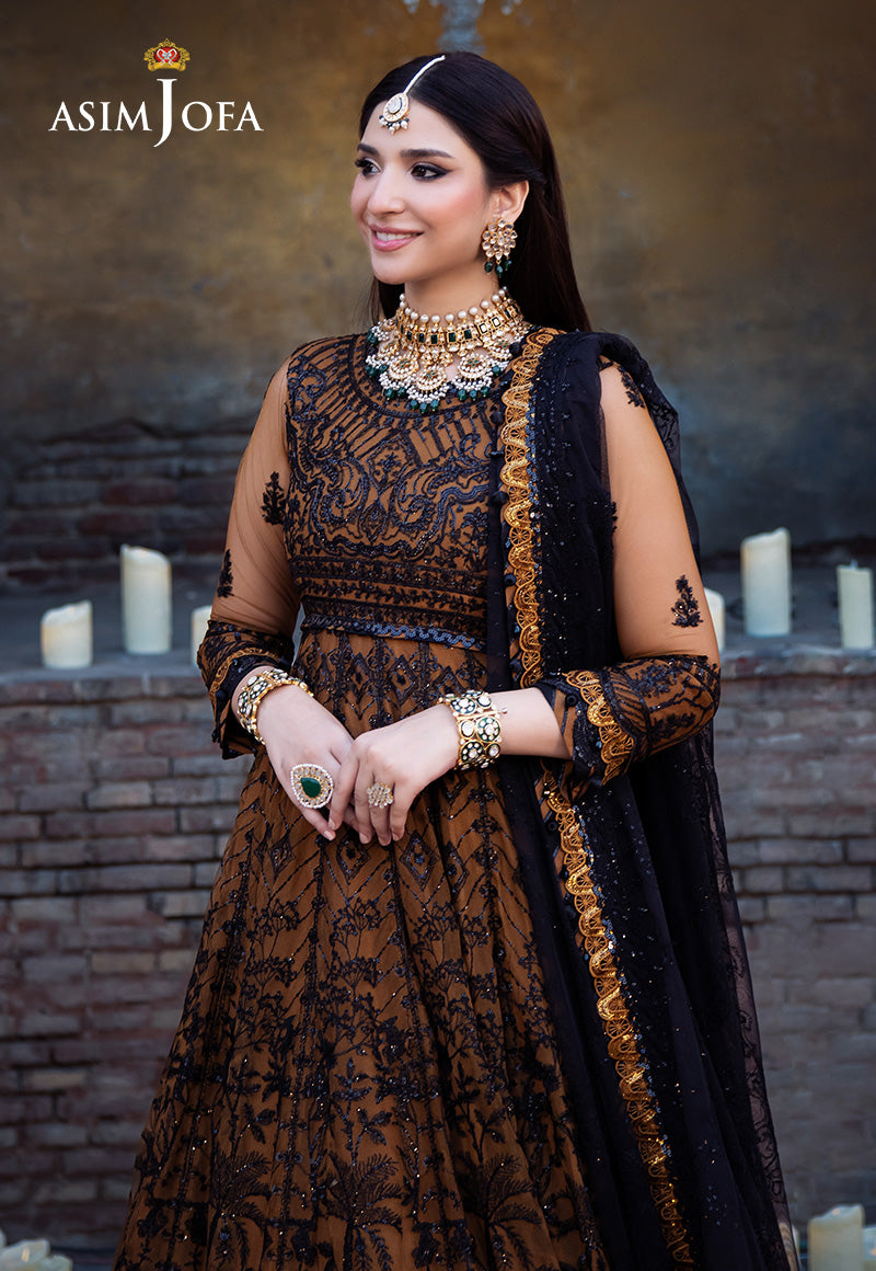 AJYV-08 EMBROIDERED NET 3 PCS