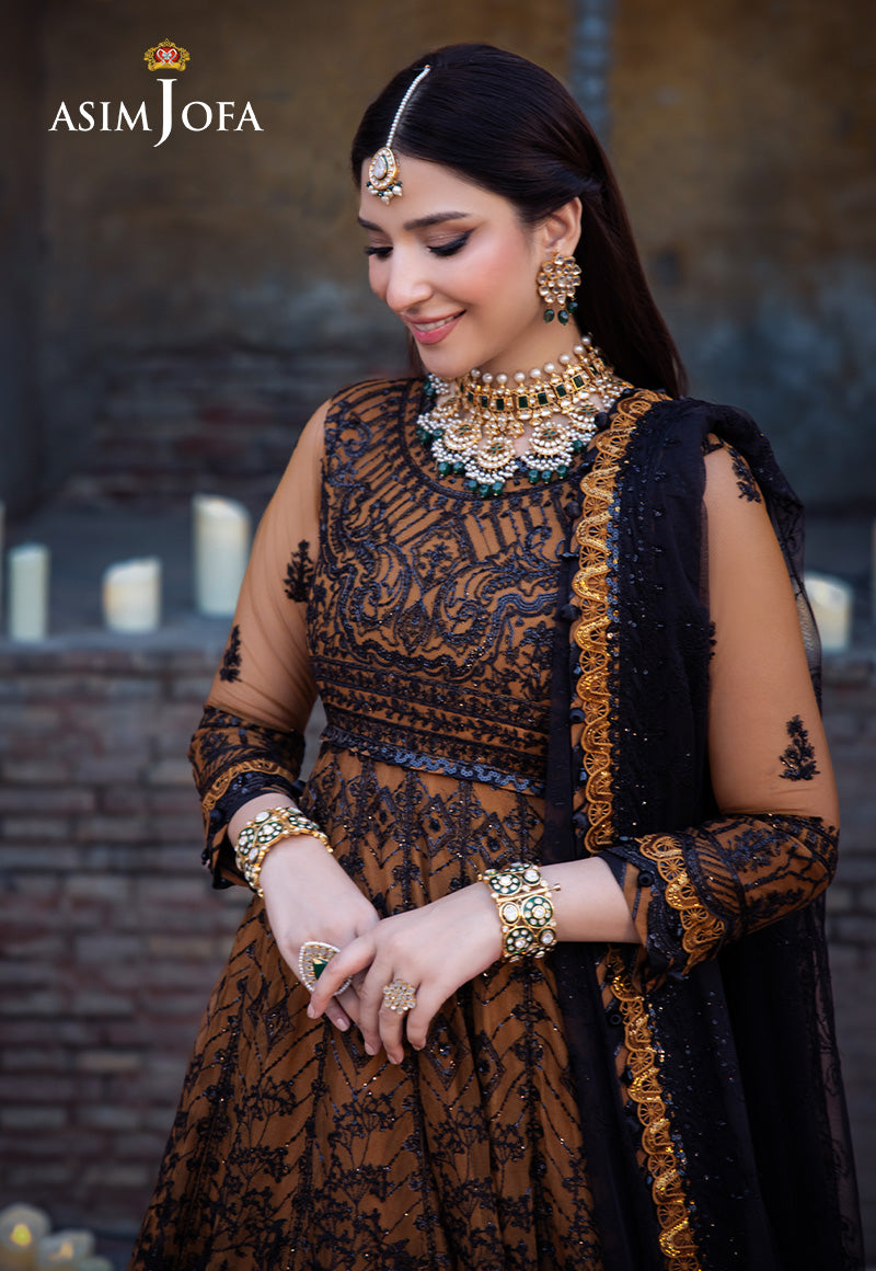 AJYV-08 EMBROIDERED NET 3 PCS