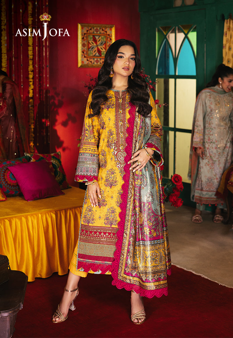 AJRA-16 EMBROIDERED JACQUARD 3 PCS