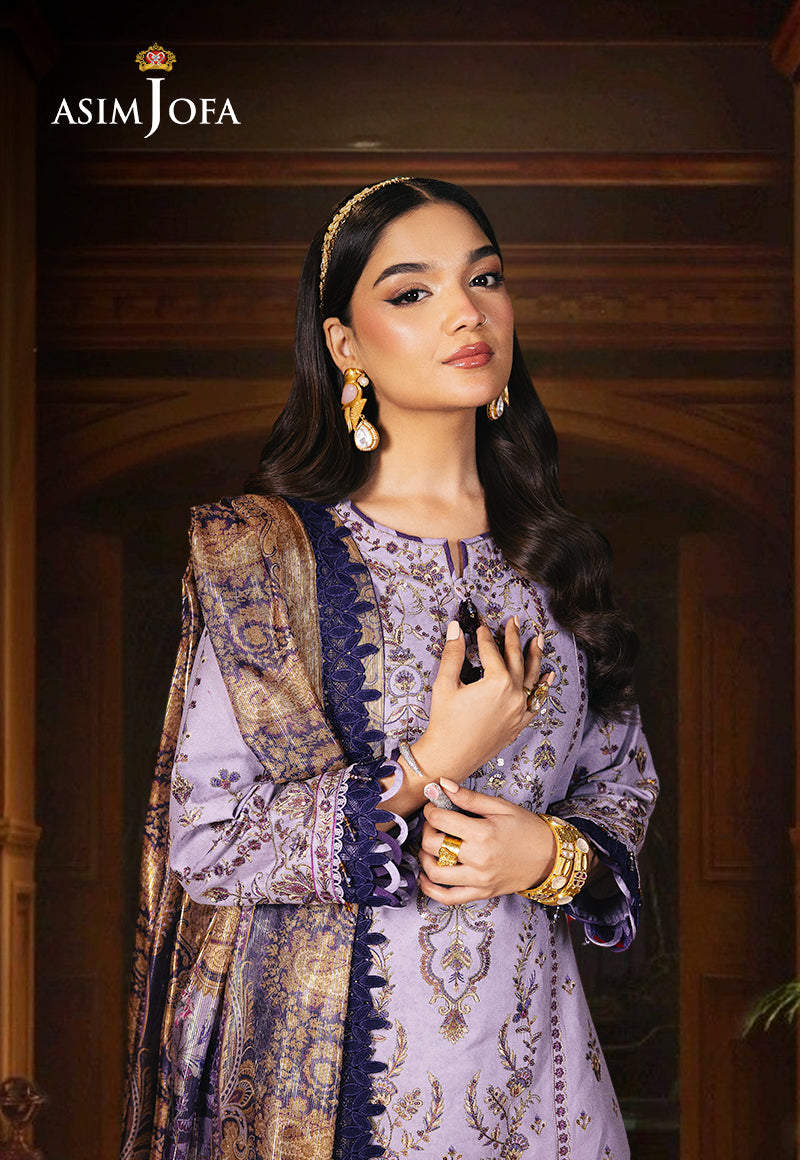 AJRA-19 EMBROIDERED JACQUARD 3 PCS