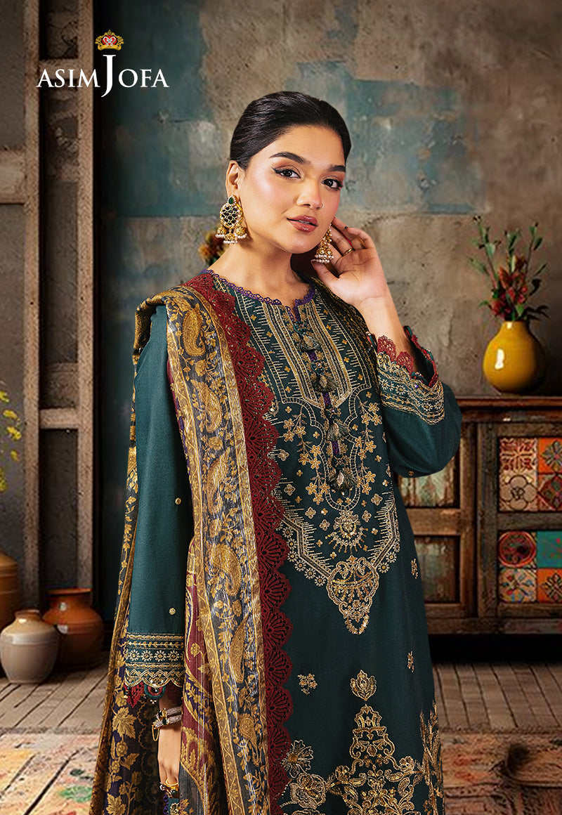 AJRAD-30-XS EMBROIDERED LAWN 3 PCS