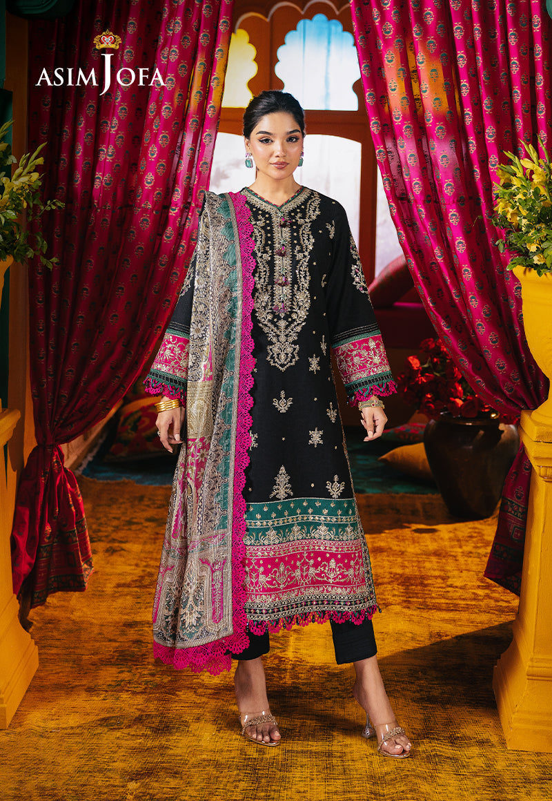 AJRAD-20 EMBROIDERED STITCHED 3 PCS