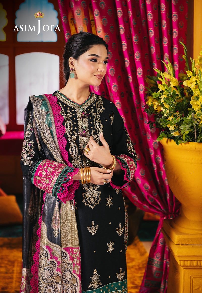 AJRAD-20 EMBROIDERED STITCHED 3 PCS