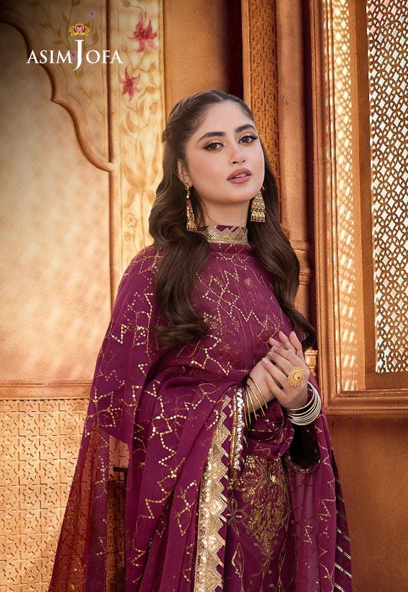AJCF-05 EMBROIDERED BOSKI SILK 3 PCS