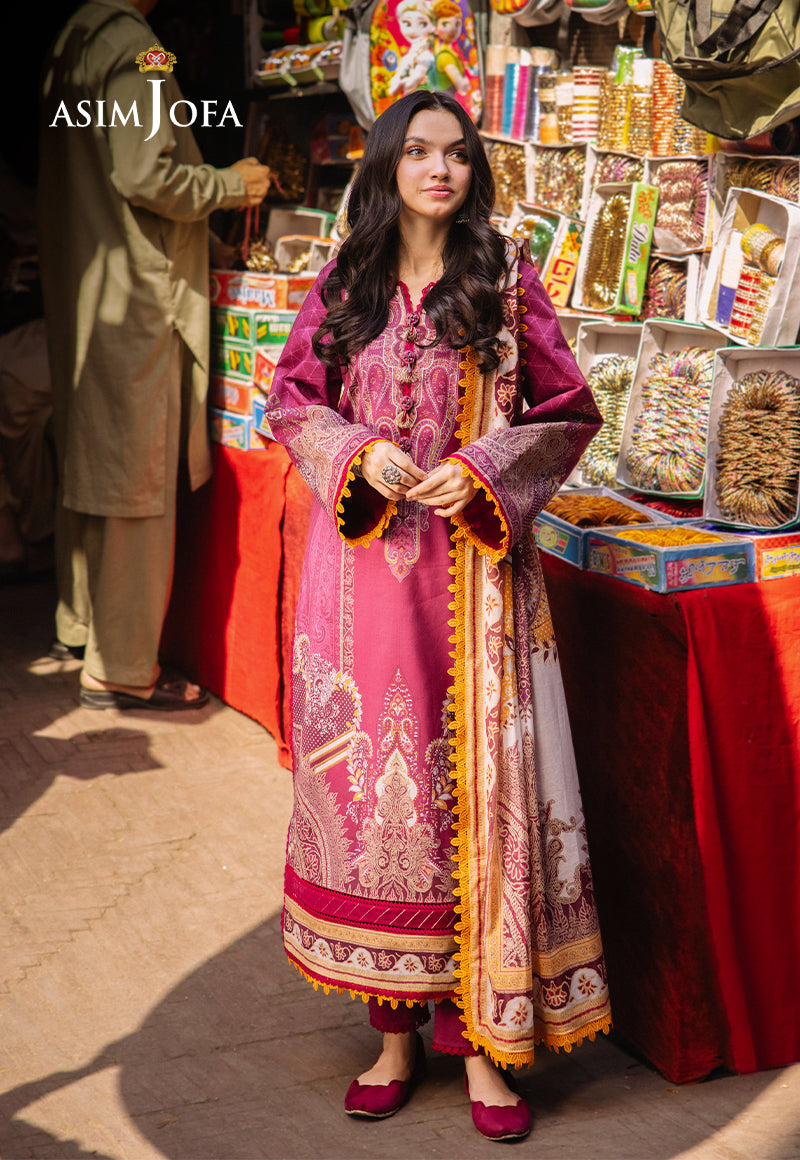AJBBP-10 DESIGNERS EMBROIDERED STITCHED 3 PCS