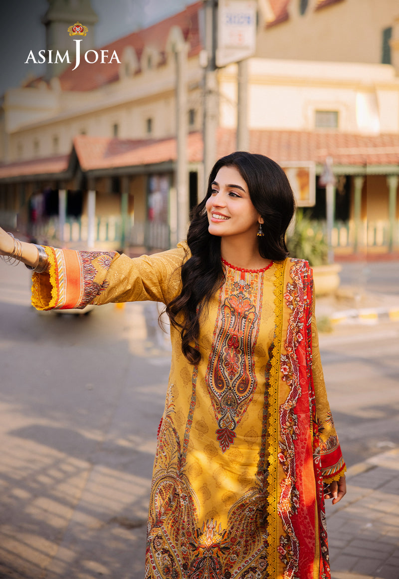 AJBBD-08 DESIGNERS EMBROIDERED STITCHED 3 PCS