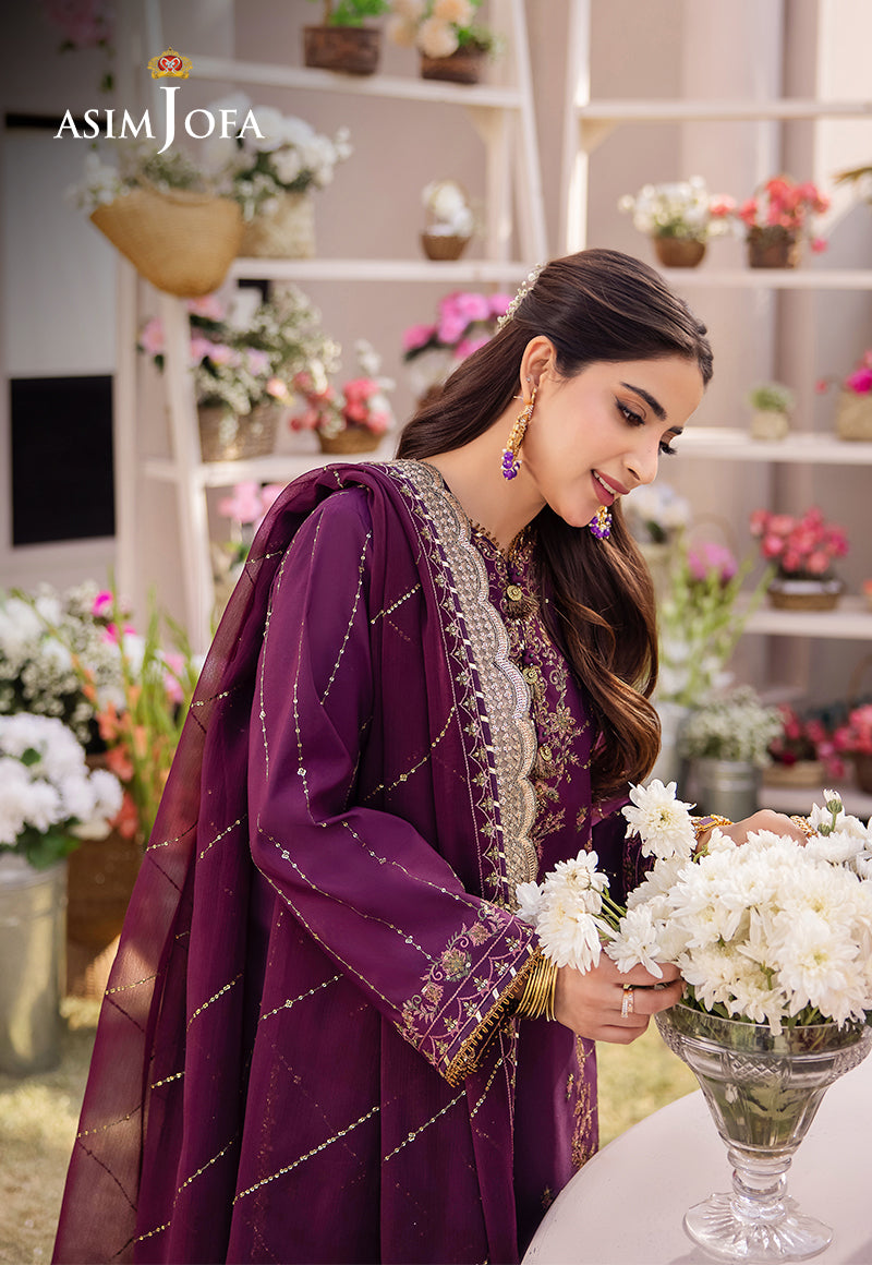 AJCFD-22-XS EMBROIDERED BOSKI SILK 3 PCS