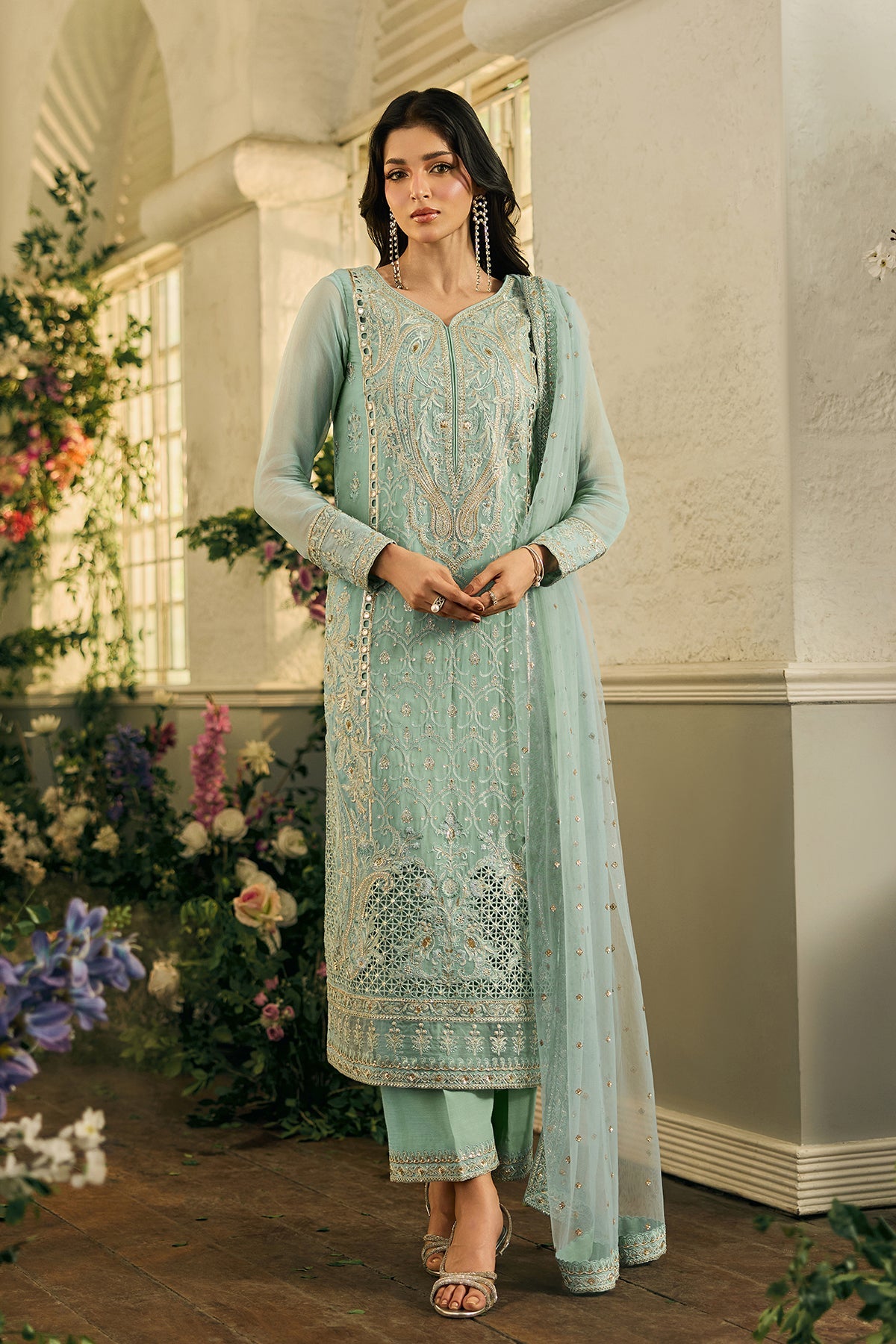 3-PC Unstitched Luxury Collection CCE6-06