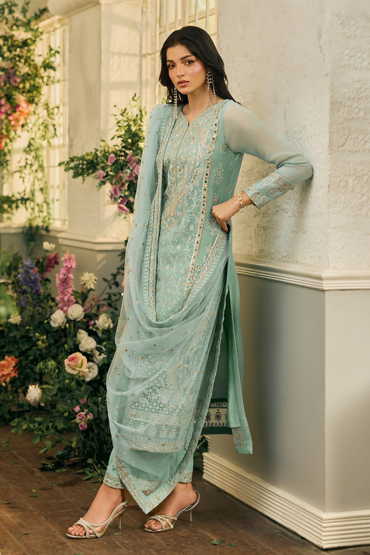 3-PC Unstitched Luxury Collection CCE6-06