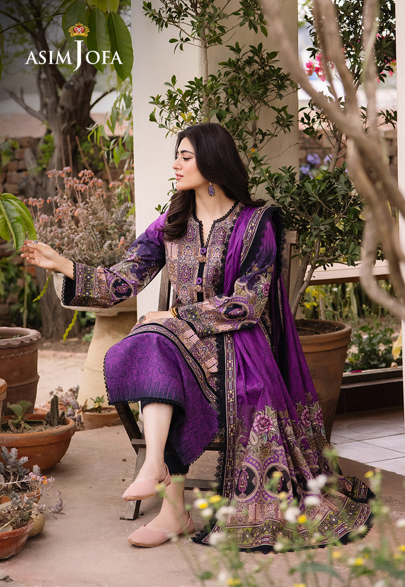 AJBUD-07-XS PRINTED LAWN 3 PCS