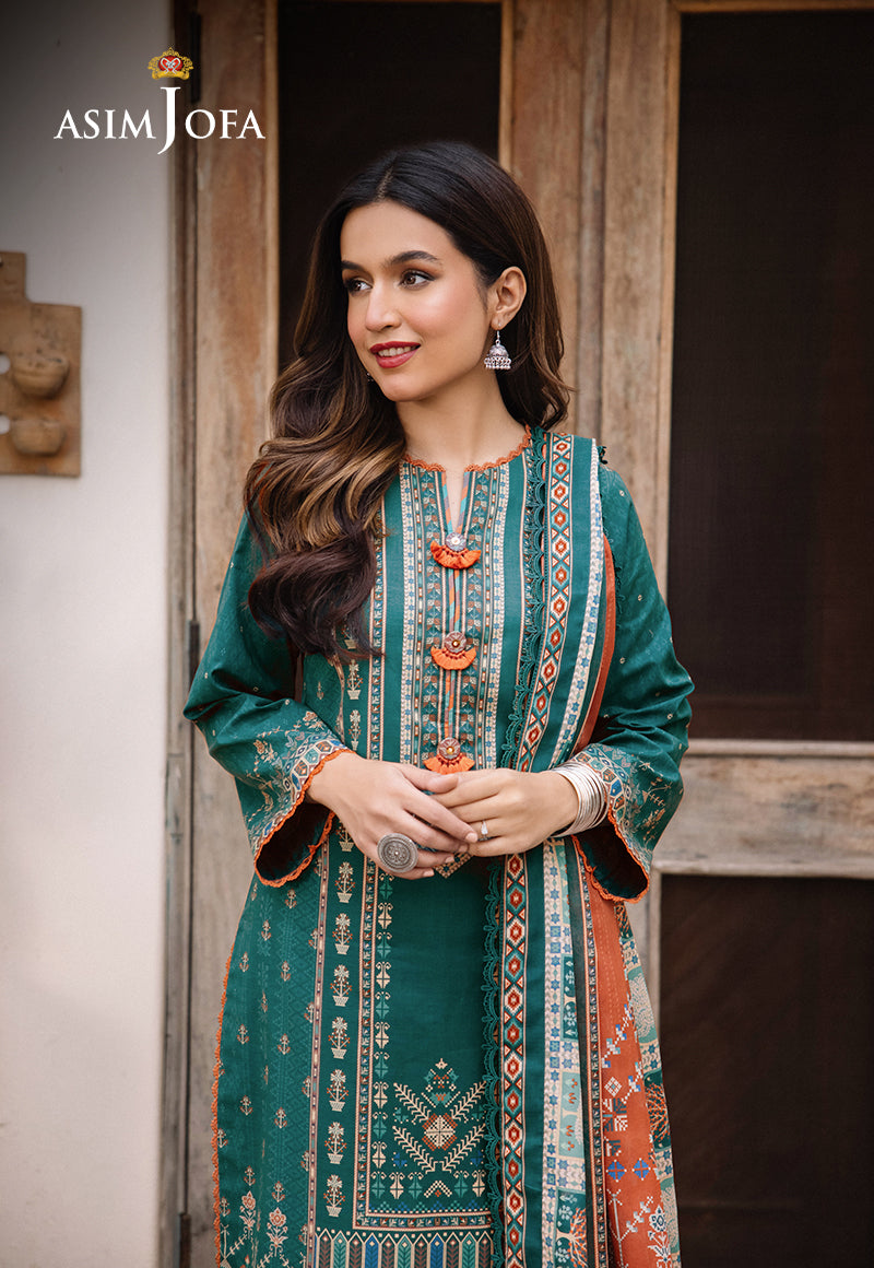 AJBUD-19 PRINTED STITCHED 3 PCS