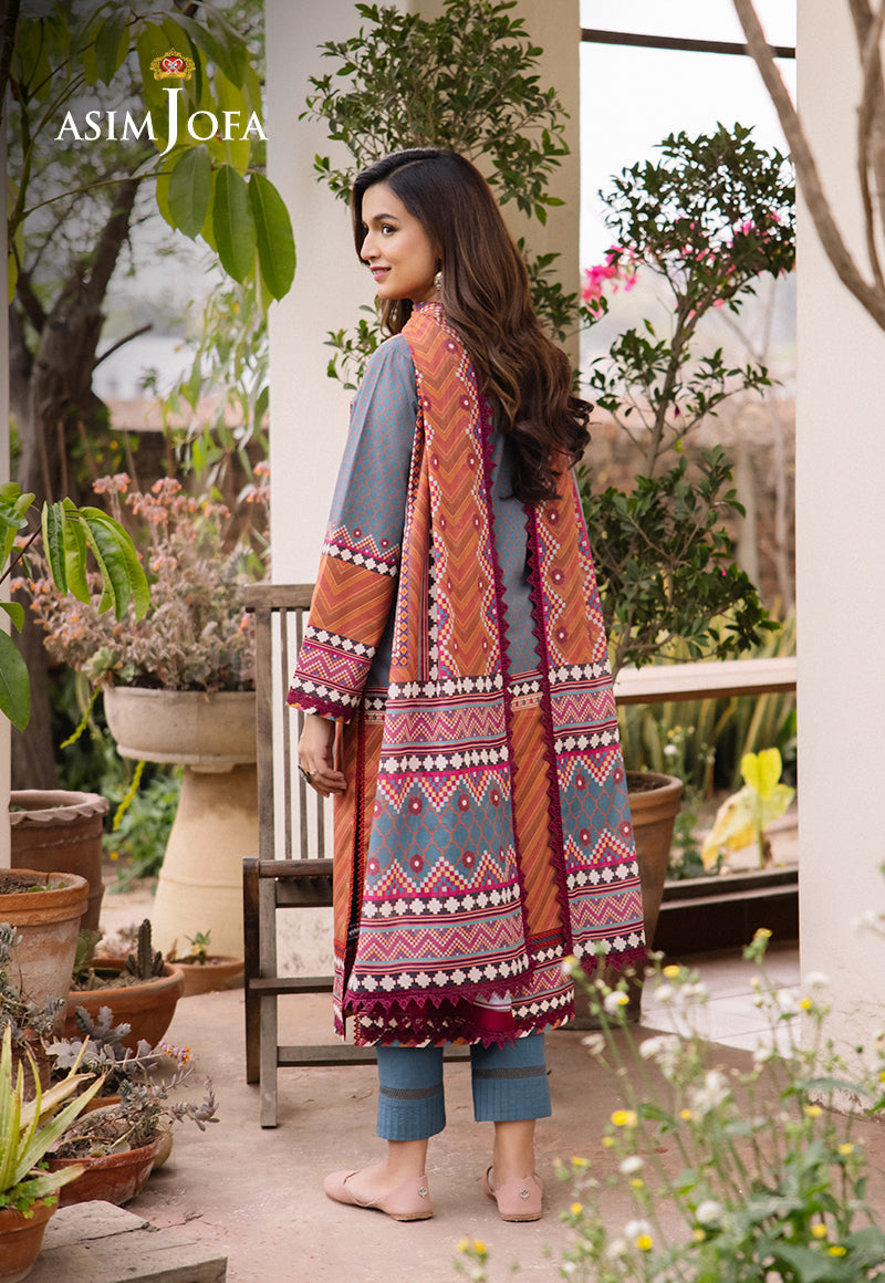 AJBUD-10 PRINTED LAWN 3 PCS