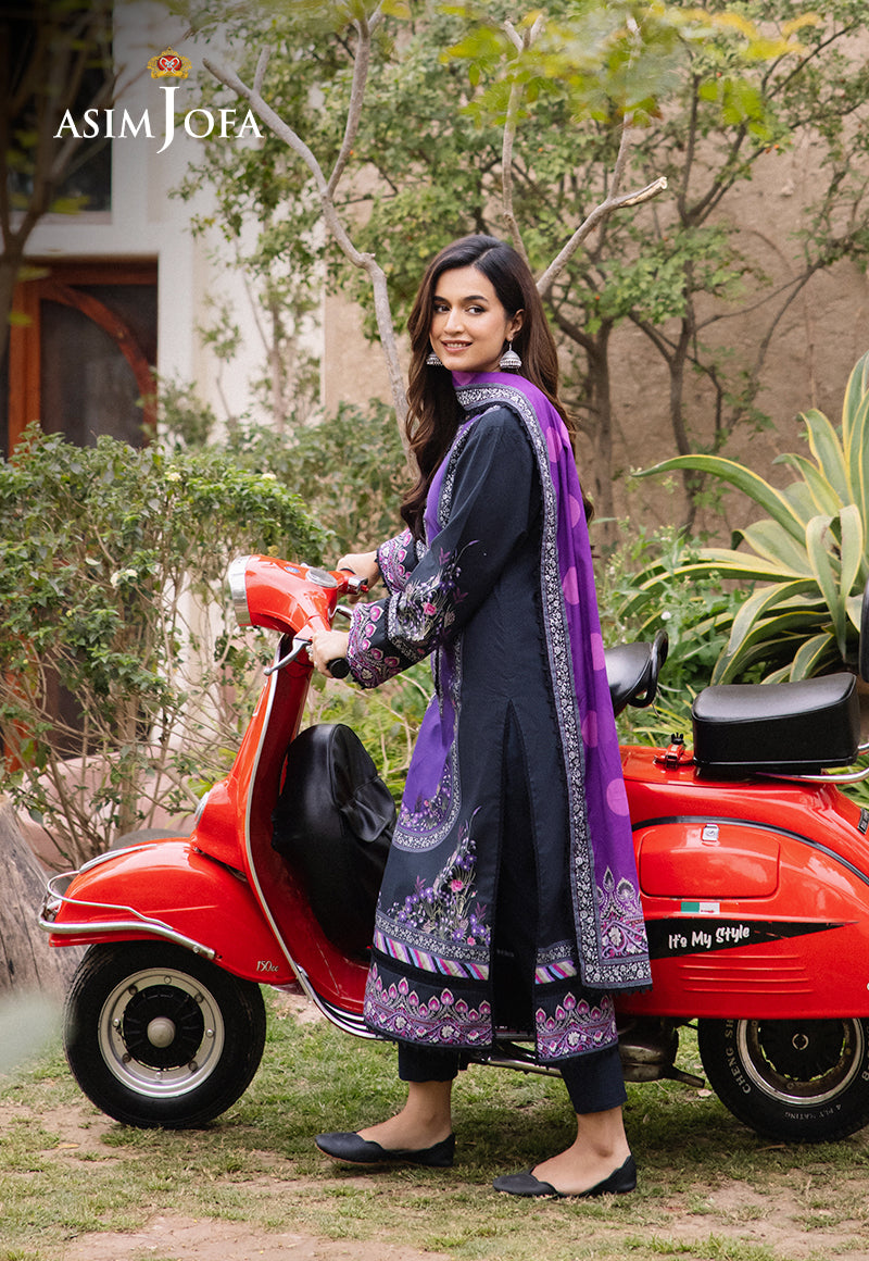 AJBUD-15 PRINTED LAWN 3 PCS
