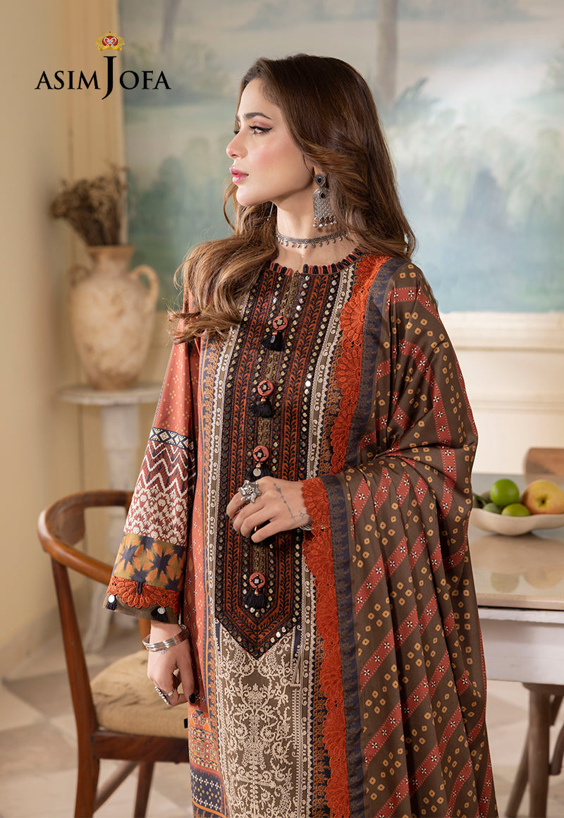 AJNR-04 EMBROIDERED CAMBRIC 3 PCS