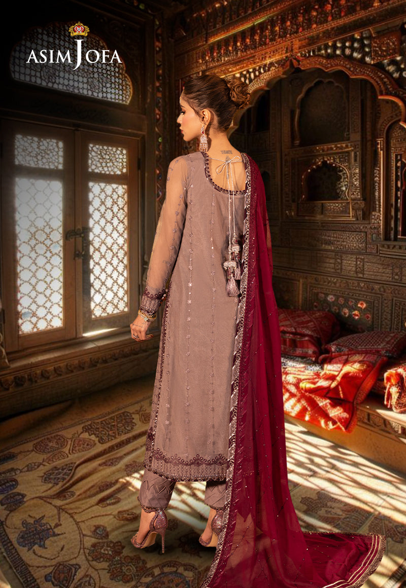 AJCDD-15 EMBROIDERED NET STITCHED 3 PCS
