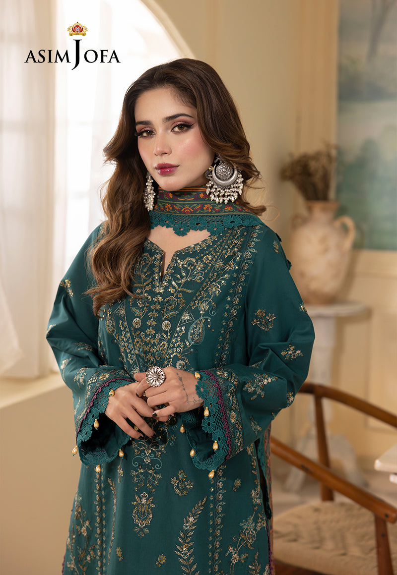 AJNR-11 EMBROIDERED CAMBRIC 3 PCS