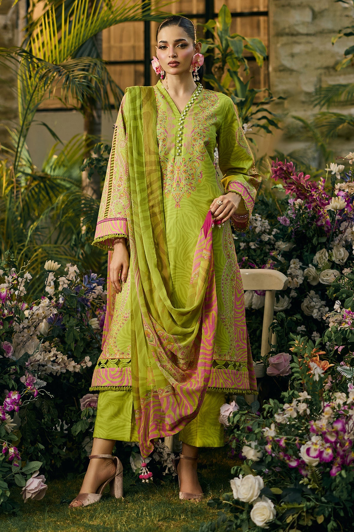 3-PC Unstitched Printed Lawn C-Print Vol 2 CP6-11