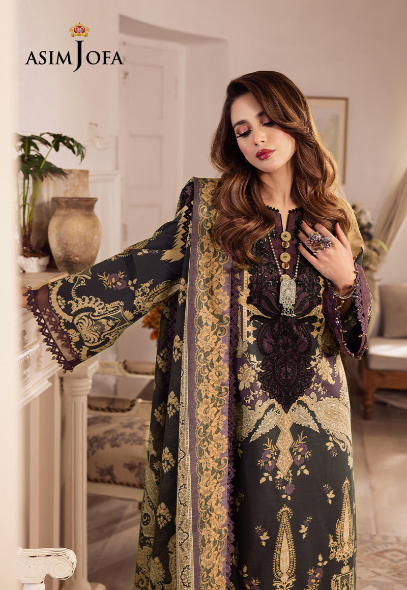 AJNR-09 EMBROIDERED CAMBRIC 3 PCS