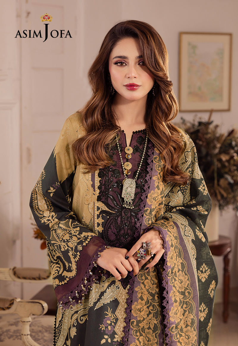 AJNR-09 EMBROIDERED CAMBRIC 3 PCS