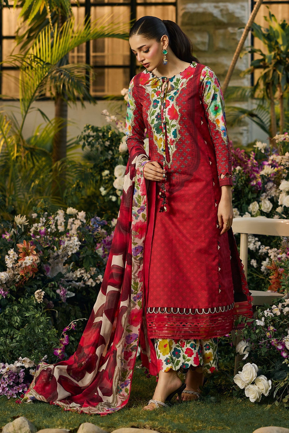 3-PC Unstitched Printed Lawn C-Print Vol 2 CP6-13