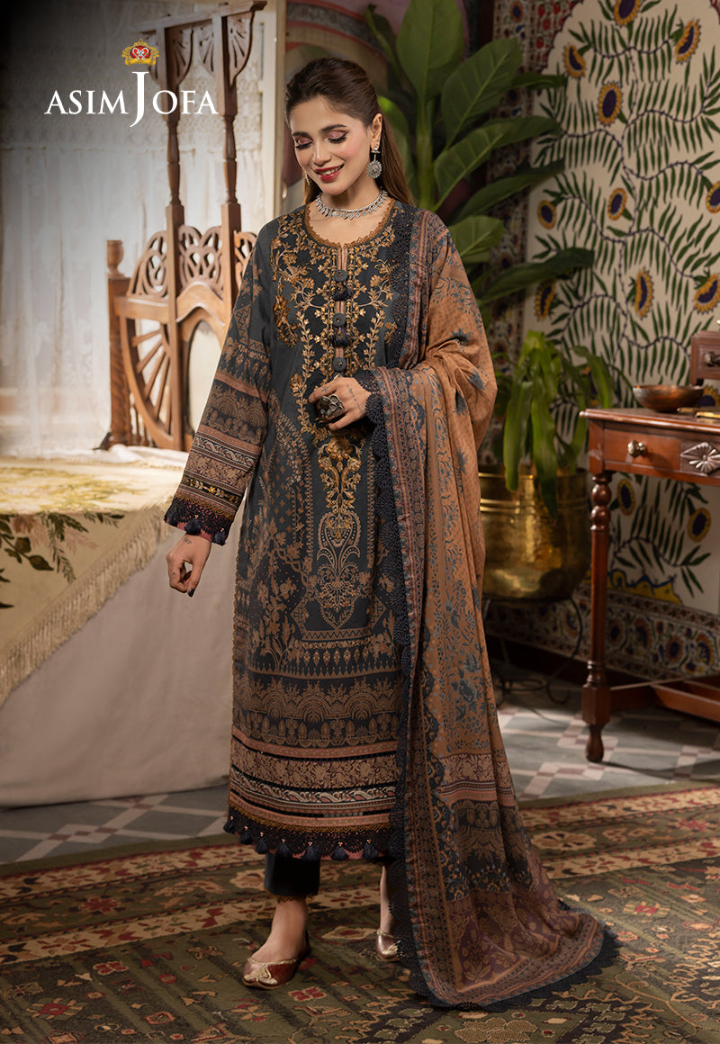 AJNR-05 EMBROIDERED CAMBRIC 3 PCS