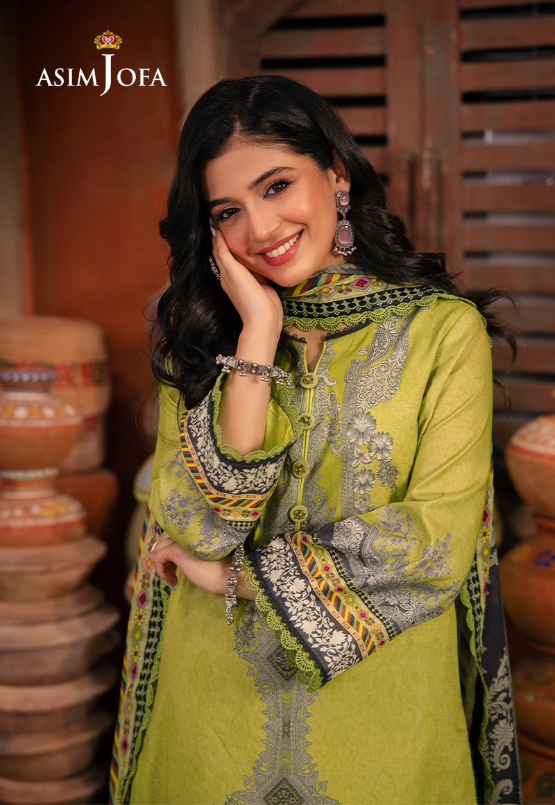 AJEL-01 PRINTED LAWN 3 PCS