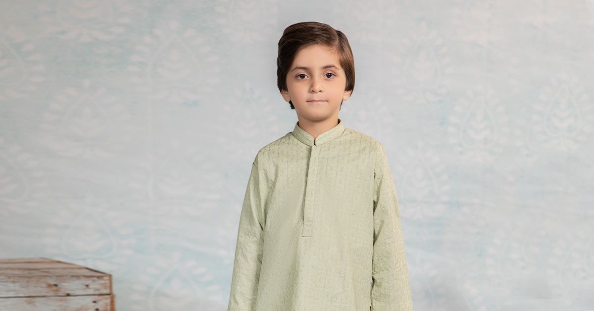 Embroidered Cotton Kurta