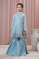 3 Piece Embroidered Cotton Jacquard Zari Suit