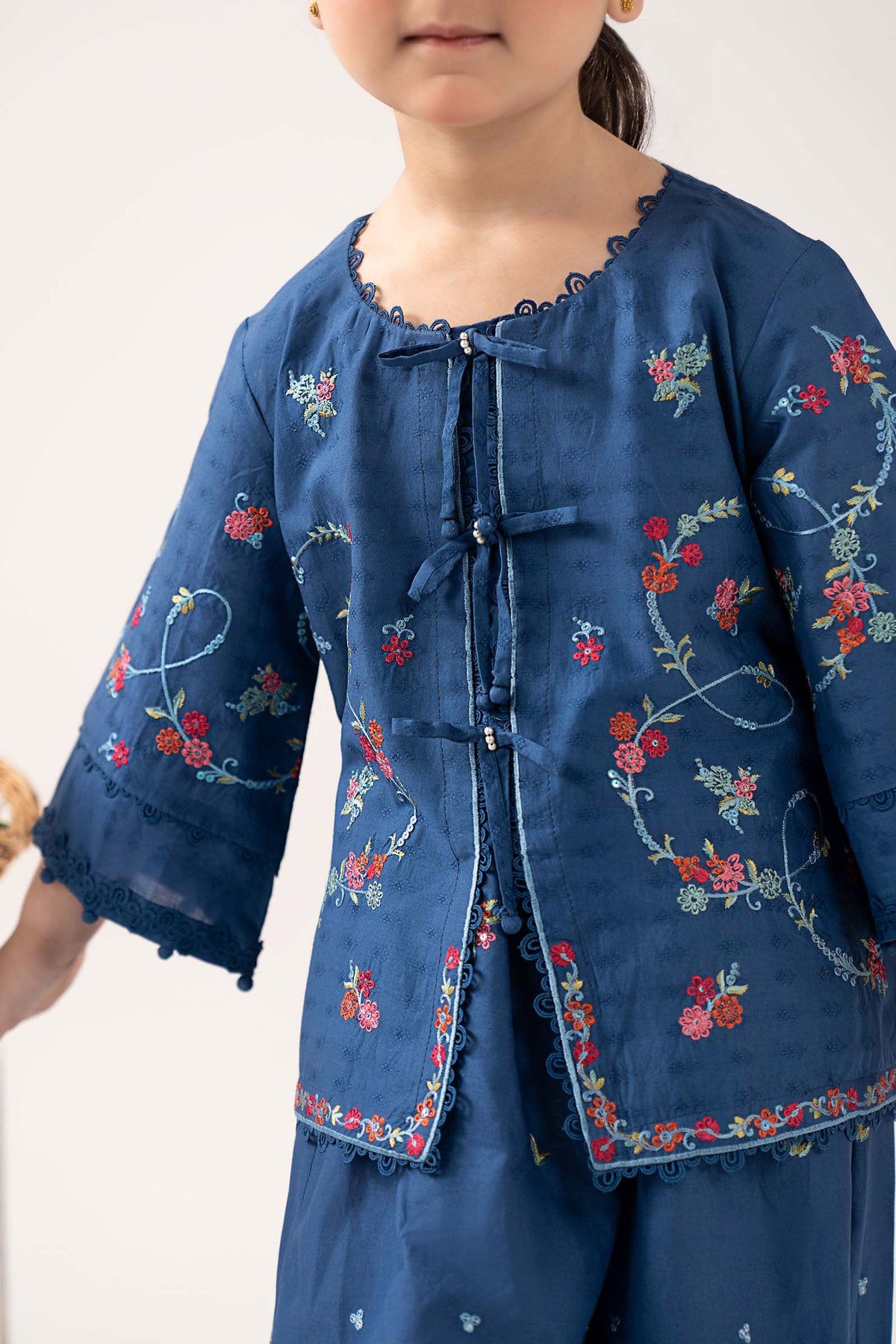2 Piece Embroidered Dobby Lawn Suit