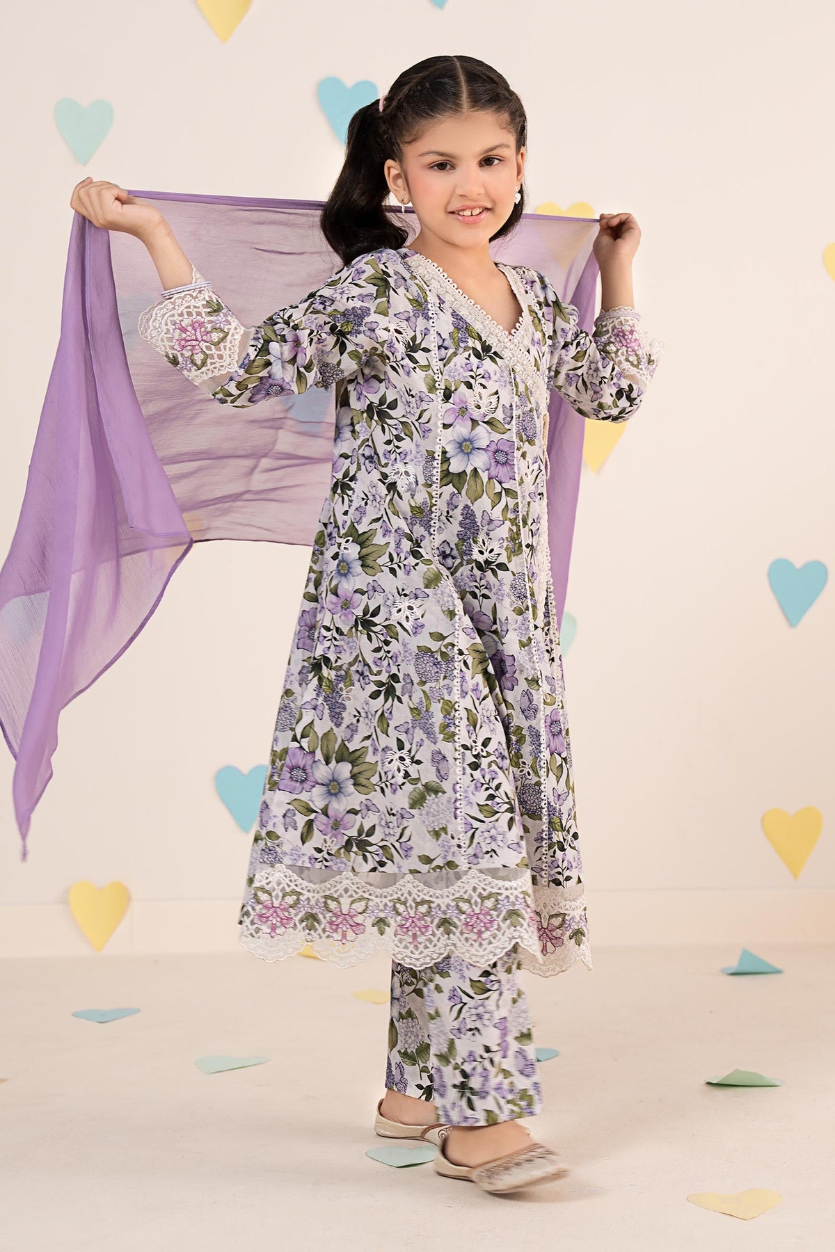 3 Piece Embroidered Lawn Suit
