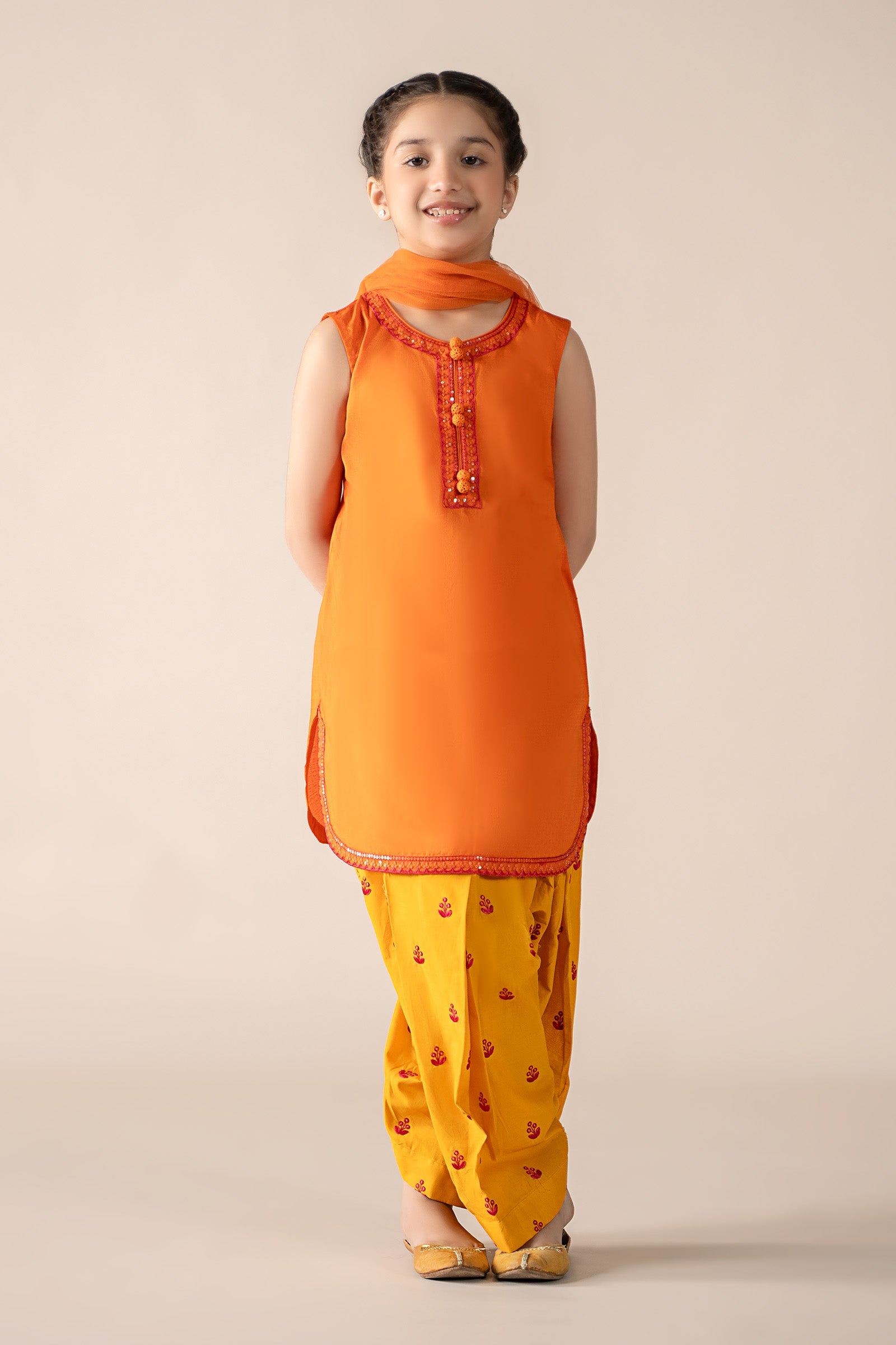 3 Piece Embroidered Dobby Lawn Suit