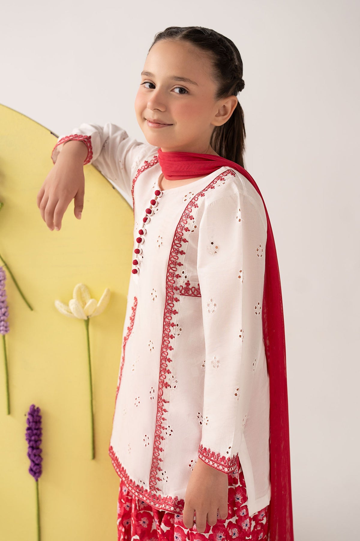 3 Piece Embroidered Lawn Suit