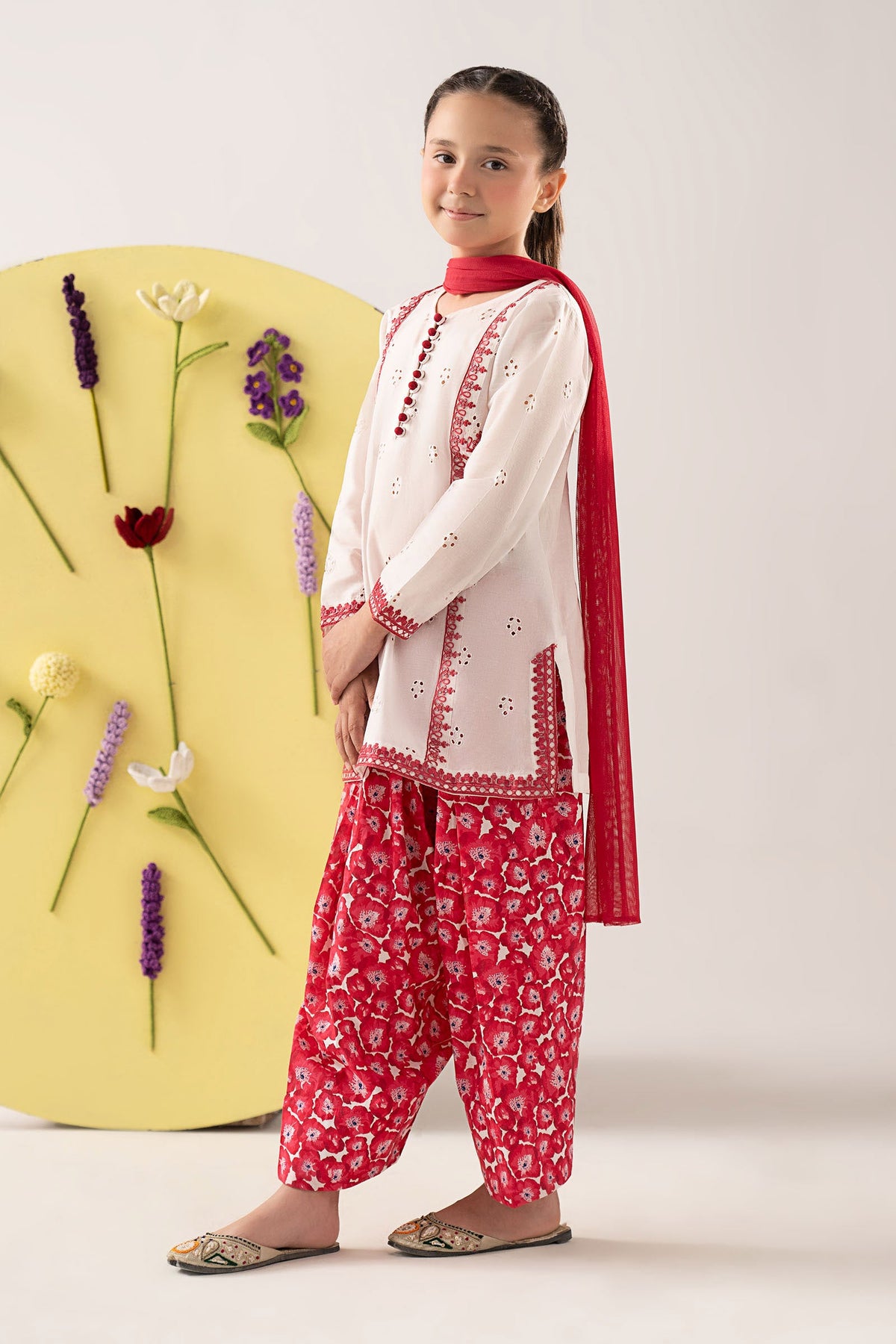 3 Piece Embroidered Lawn Suit