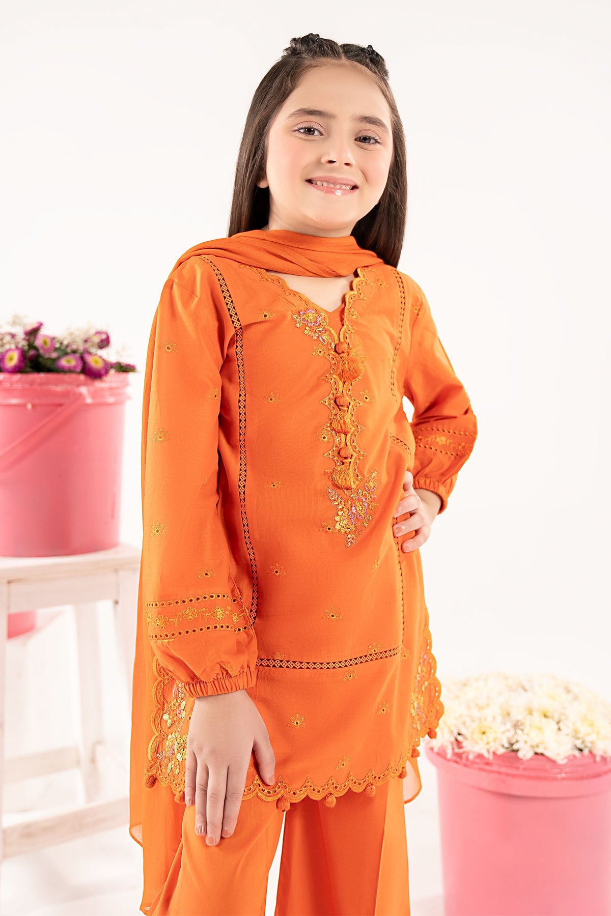 3 Piece Embroidered Lawn Suit