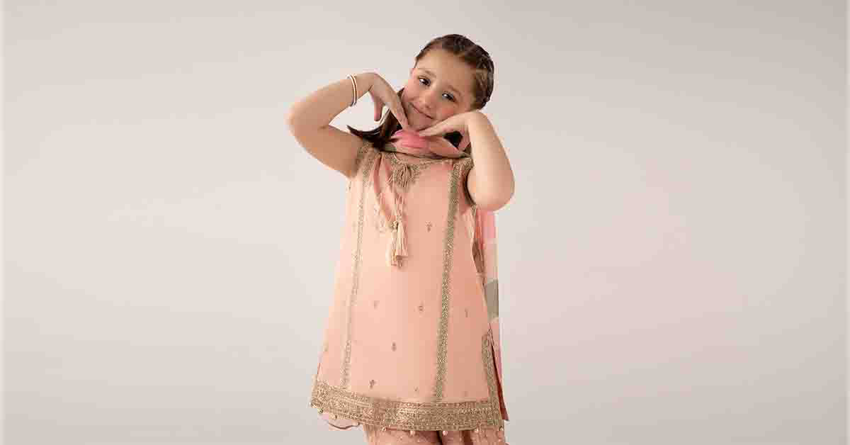 3 Piece Embroidered Cotton Satin Suit