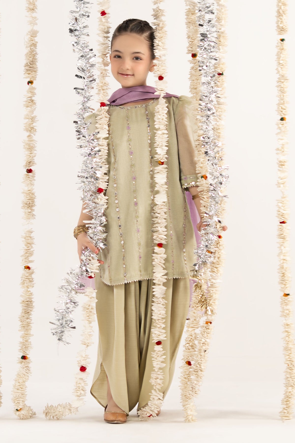 3 Piece Embroidered Masoori Suit