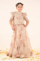 3 Piece Embroidered Organza Suit