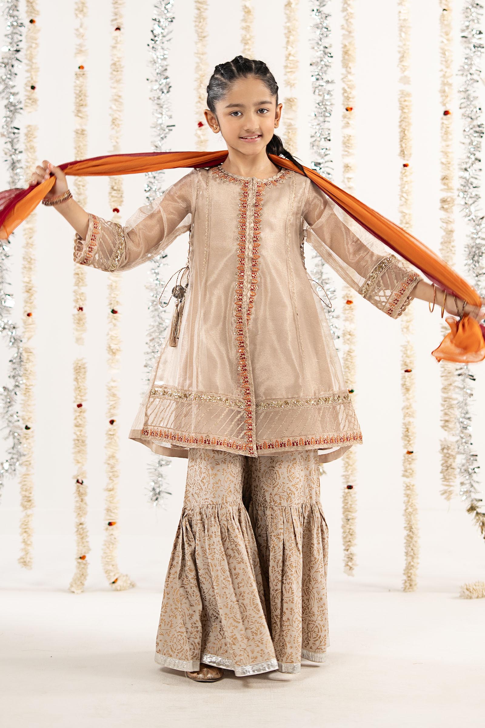 3 Piece Embroidered Yarn Dyed Suit