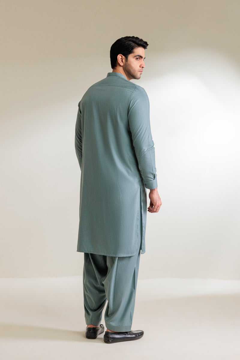 Green-Blended-Shalwar Suit - (MP2PBBS26BM4M5)