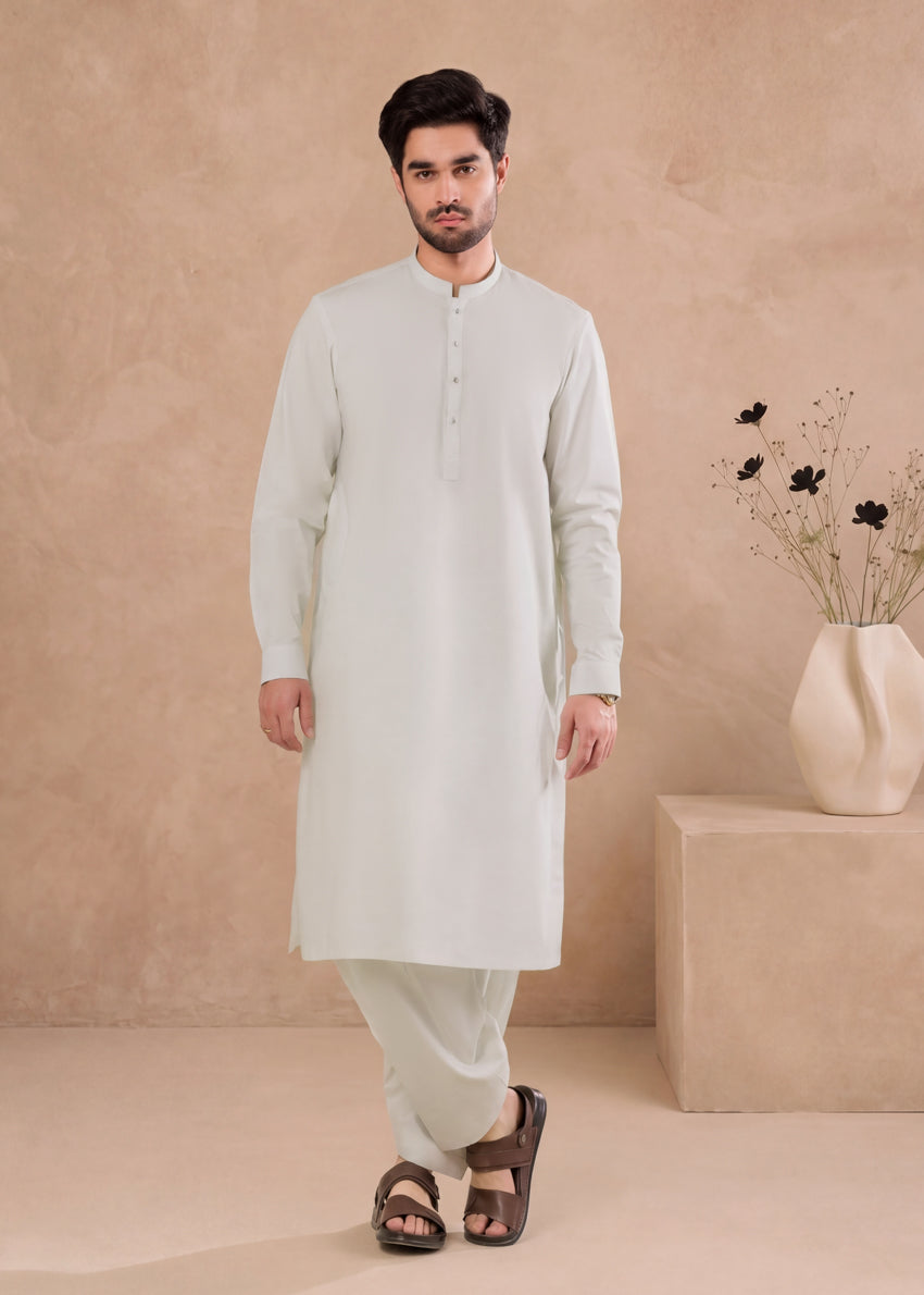 Pista-Cotton-Shalwar Suit - (MP2PBBW25ADJ13)